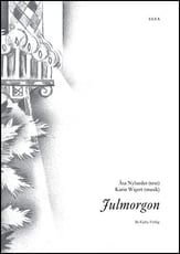 Julmorgon SSAA choral sheet music cover